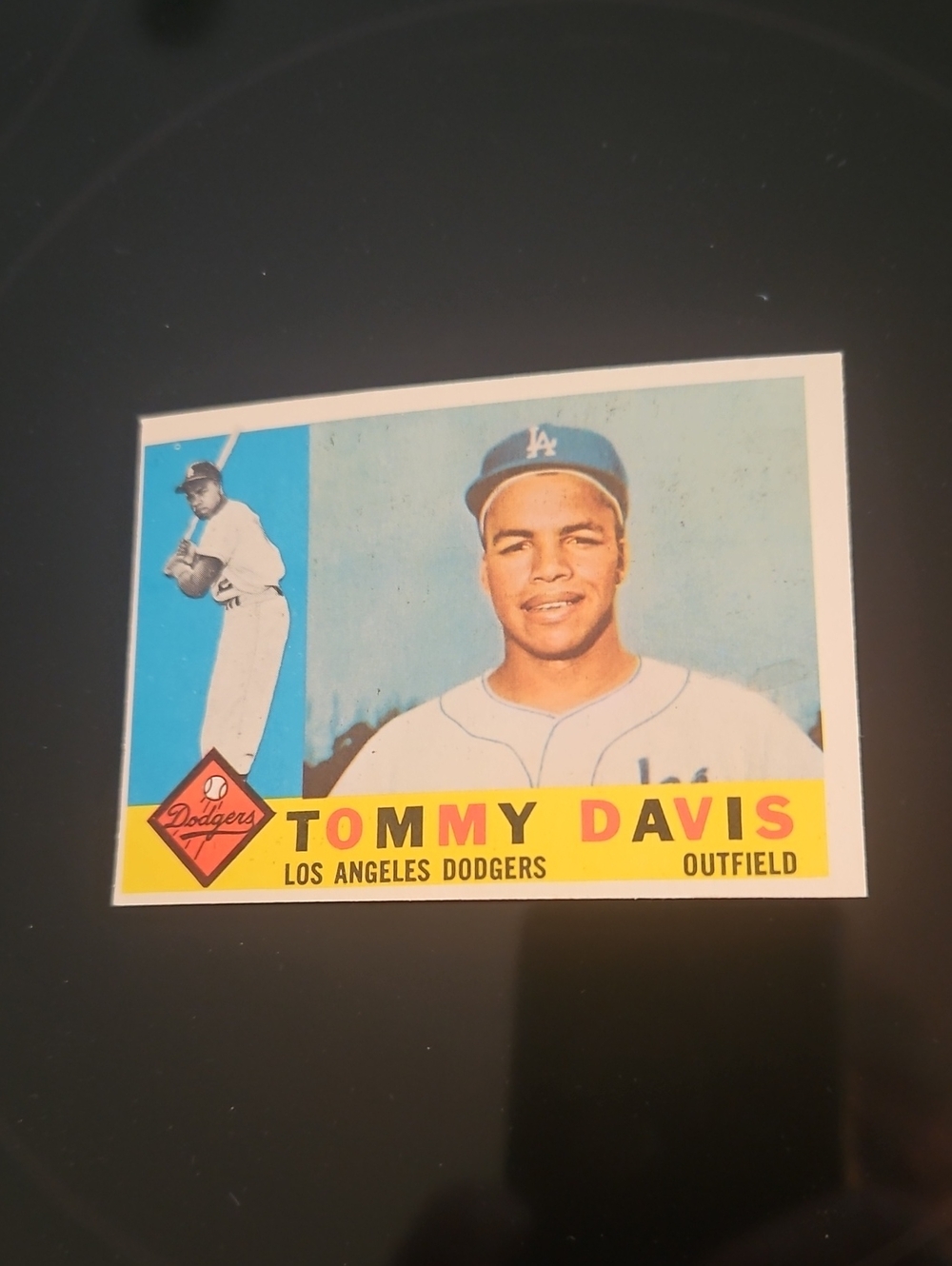 Topps 1960 Tommy Davis Rookie Card #509.